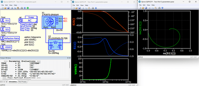 ScreenCapture-Two-Port S-parameters