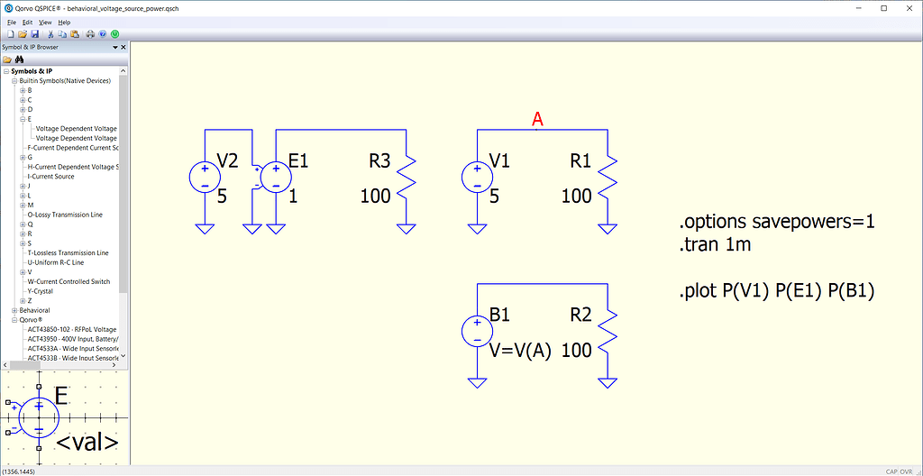 BV source power measurement - QSPICE - Qorvo Tech Forum