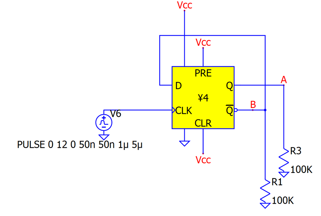 Can't get D type flip flop working - QSPICE - Qorvo Tech Forum