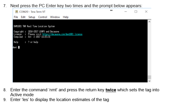 mdek1001-return-key-not-working-as-command-in-tera-term-as-decawave-s