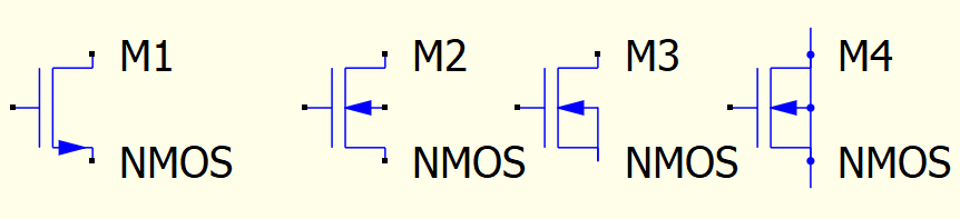 PMOS Symbol